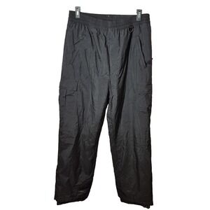 Sport Essentials Pants Mens XL Black Waterproof Insulated Nylon Cargo Snow Ski